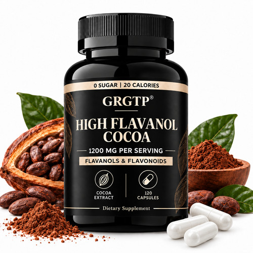 High flavanol cocoa 1200mg 120 - high,