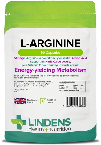 Lindens arginine 500 90 - l-arginine,