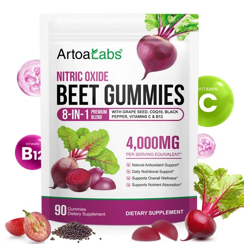 Beetroot gummies 4000mg - 4000mg, with